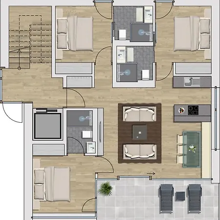 شقة B-home - Osb03106g-eyb برامبرغ ام ويلدكوغه